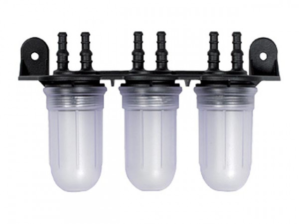 Kondensatleiste 3-fach PVC