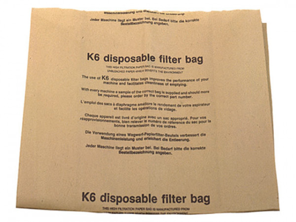 x10 Filterbeutel K6 f. KV30