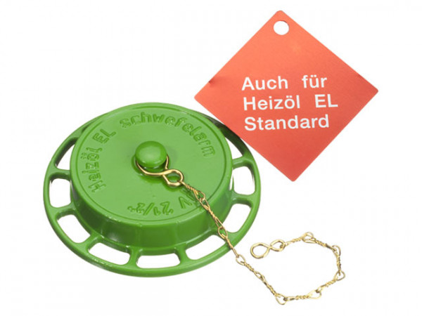Kappe grün f.Füllrohrverschl.