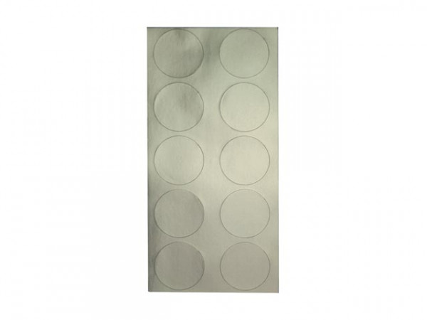 Alu-Verschlußplättchen 100Stk.