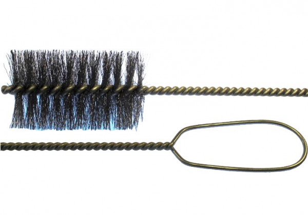 Kesselbürste 55mm rund mit gedrehtem Draht-Stiel ca.80cm lang