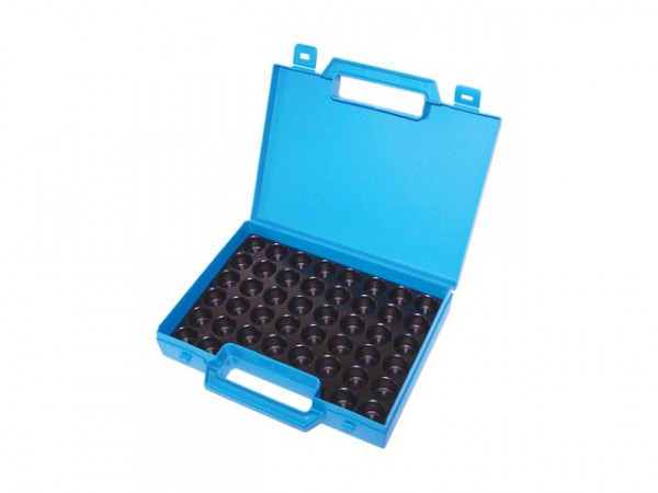 Düsenkoffer für 44 Düsen blau