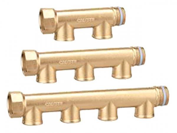 Verteiler 1" Ms. 2 Abg. 1/2"