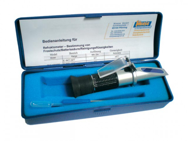 Handrefraktometer im Etui