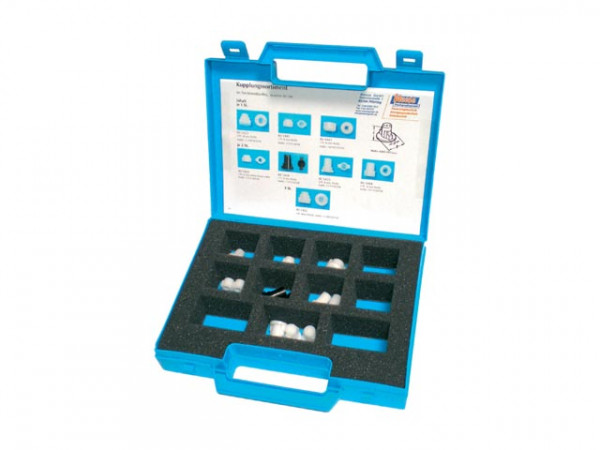 Kupplungs-Sortiment im Koffer