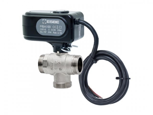 3-wege Motor-Kugelhahn ESBE DN20 1"AG, KVS 9,6