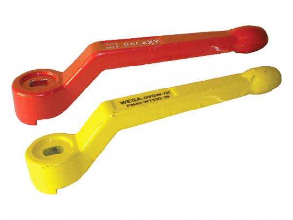 Griff gelb f.Wesa-KH 3/8"+1/2
